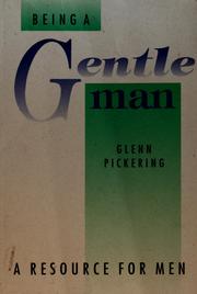 Cover of: Being a gentleman