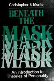 Cover of: Beneath the mask: an introduction to theories of personality