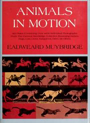 Cover of: Animals in motion by Eadweard Muybridge