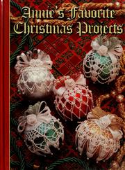 Cover of: Annie's favorite Christmas projects.