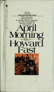 Cover of: April morning by Howard Fast
