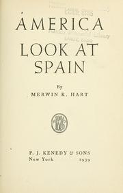 Cover of: America, look at Spain