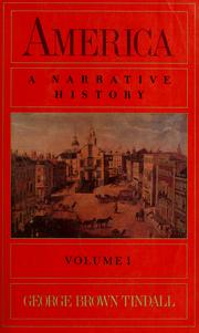 Cover of: America: a narrative history