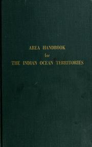 Cover of: Area handbook for the Indian Ocean territories by Theodore L. Stoddard