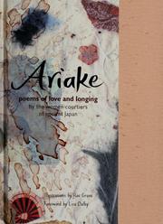 Cover of: Ariake: poems of love and longing by the women courtiers of ancient Japan