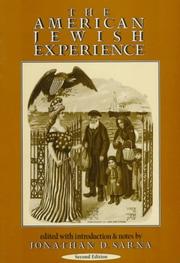 The American Jewish experience by Jonathan D. Sarna