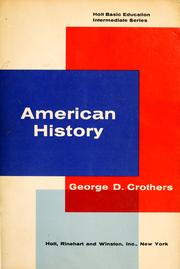 Cover of: American history.