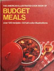Cover of: The American illustrated cook book of budget meals.
