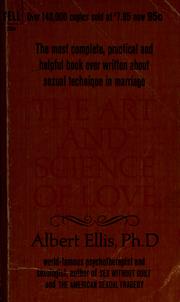 Cover of: The art and science of love by Albert Ellis