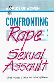 Cover of: Confronting Rape and Sexual Assault (Worlds of Women)