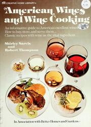 Cover of: American wines and wine cooking