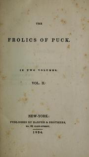 Cover of: The frolics of Puck.