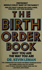 Cover of: The birth order book by Dr. Kevin Leman
