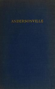 Cover of: Andersonville. by MacKinlay Kantor