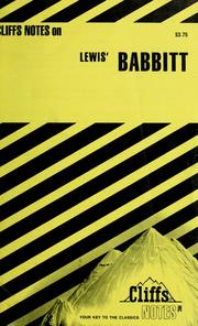 Cover of: Babbitt by G. K. Carey