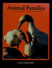 Cover of: Animal families by Gene S. Stuart