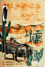 Cover of: Animals of the Southwest deserts. by George Olin