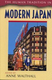 Cover of: The Human Tradition in Modern Japan (The Human Tradition Around the World, No. 3)