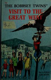 Cover of: The Bobbsey twins' visit to the Great West.