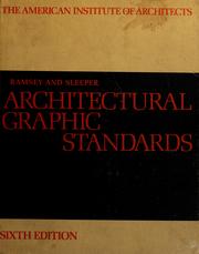 Cover of: Architectural graphic standards