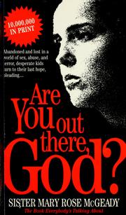Cover of: Are you out there, God?