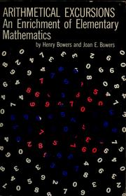 Cover of: Arithmetical Excursions by Henry Bowers