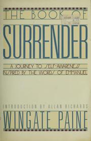 Cover of: The book of surrender by Wingate Paine