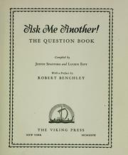 Cover of: Ask me another!