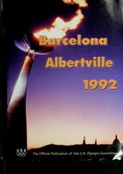 Cover of: Barcelona Albertville 1992 by the official publication of the U.S. Olympic Committee.