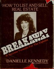 Cover of: Breakaway, a success formula for the 1980's by Danielle Kennedy