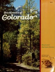 Cover of: Back-roads of Colorado