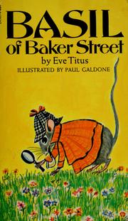 Cover of: Basil of Baker Street