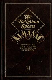 Cover of: The bathroom sports almanac