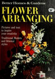 Cover of: Better homes and gardens flower arranging. by 