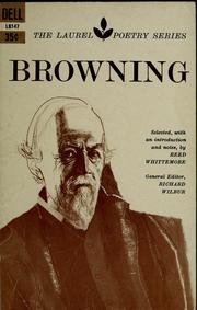 Cover of: Browning. by Robert Browning