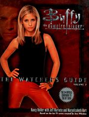 Cover of: The Watcher's Guide Volume 2 (Buffy the Vampire Slayer)