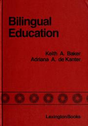 Cover of: Bilingual education: a reappraisal of federal policy