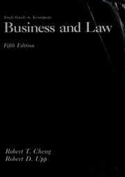 Cover of: Business and law. by Robert T. Cheng