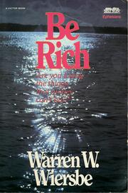 Cover of: Be rich