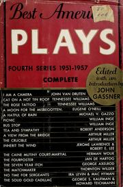 Cover of: Best American plays by John Gassner