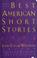 Cover of: The best American short stories, 1996