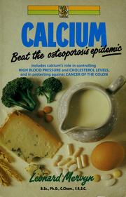 Cover of: Calcium: beat the osteoporosis epidemic