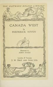 Cover of: Canada west