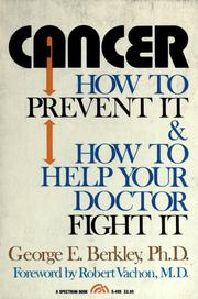 Cover of: Cancer by George E. Berkley
