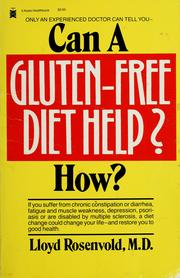 Cover of: Can a gluten-free diet help? How?