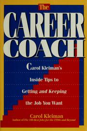 Cover of: The career coach by Carol Kleiman