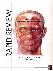 Rapid review anatomy reference guide : a guide for self-testing and memorization