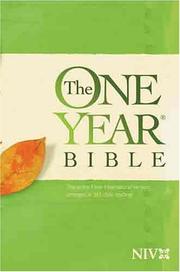 Cover of: One Year Bible NIV by Tyndale House Publishers