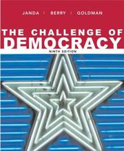 Cover of: Janda Challenge Of Democracy Study Guide Ninth Edition |