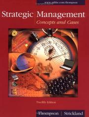 Cover of: Strategic Management: Concepts and Cases